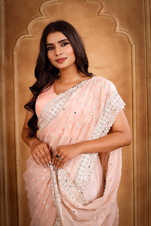 Radiant in Pink Saree