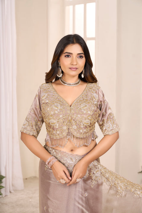 Mystic Beige Festive Drape