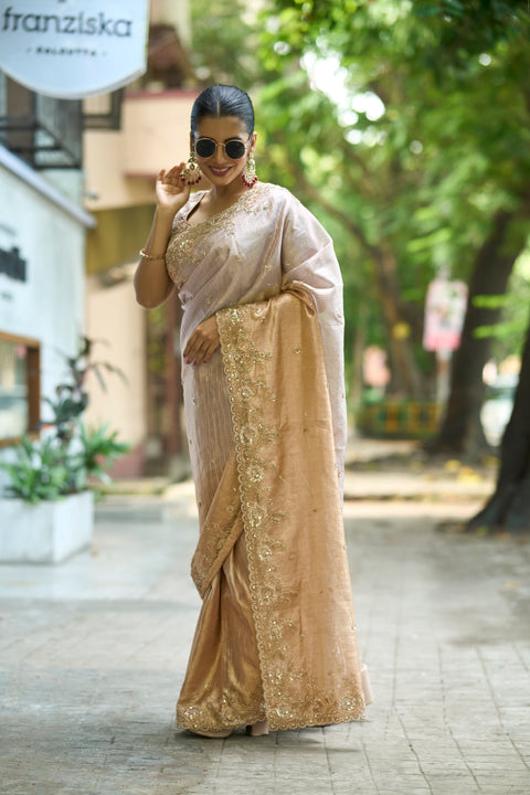 Rose Beige Elegance Dual Tone