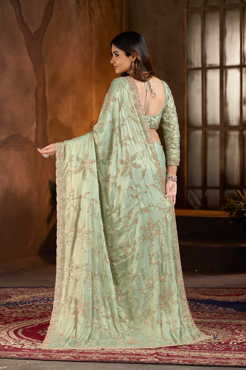 Turquoise Charm Party Wear