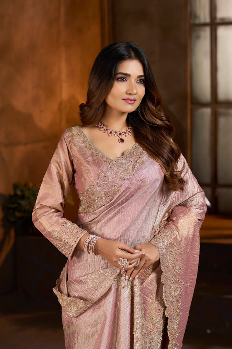 Elegant Blush Pink Drape