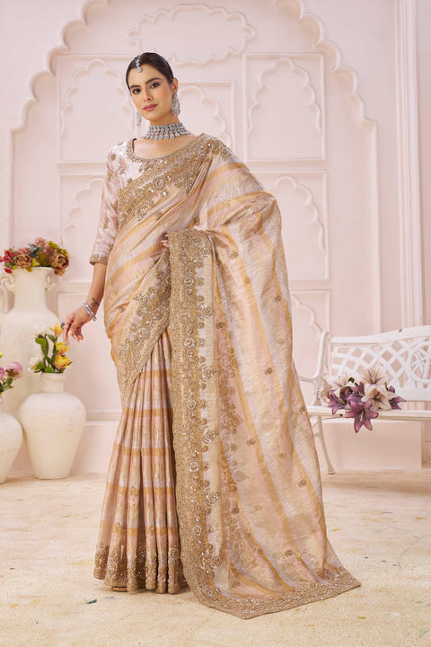 Pink Beige Shaded Elegance