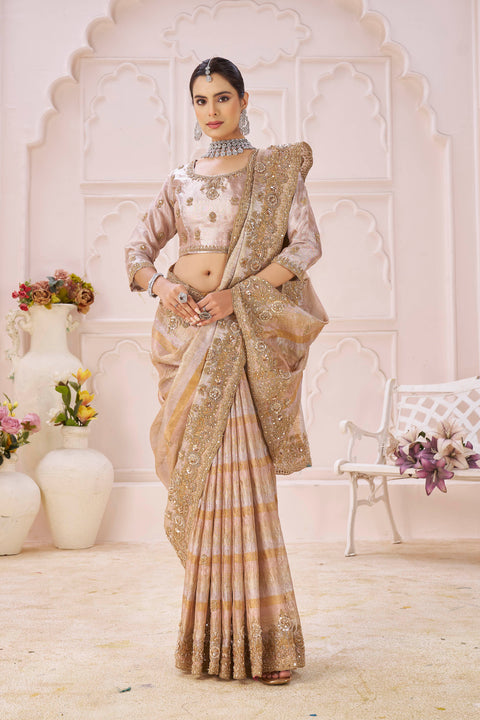 Pink Beige Shaded Elegance