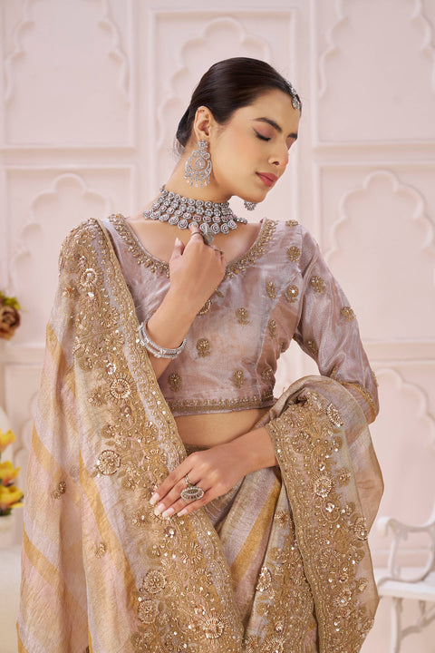 Pink Beige Shaded Elegance