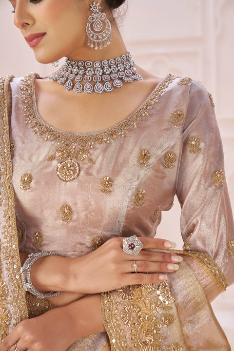 Pink Beige Shaded Elegance