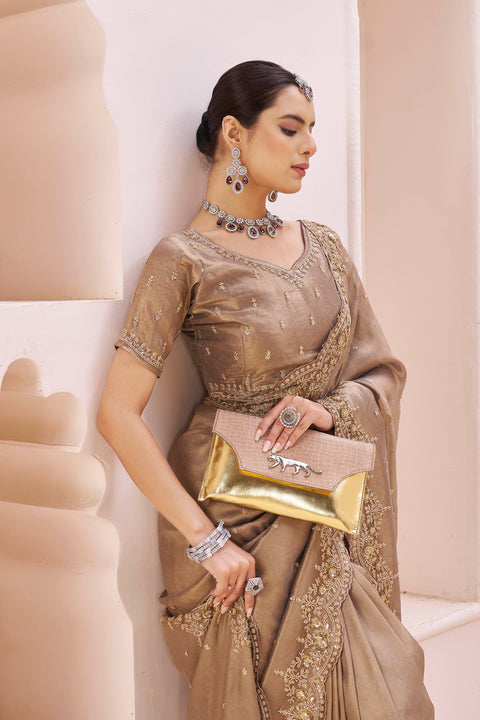 Rustic banaras Glow Elegance