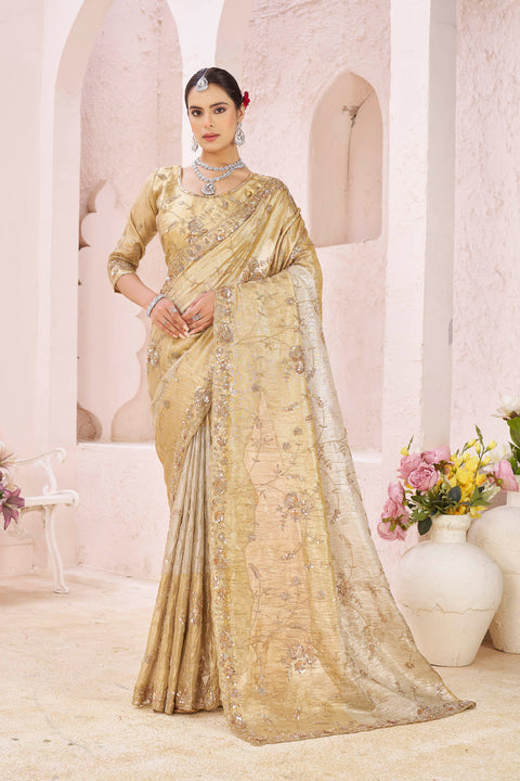 Gold Glow Banarasi Drape